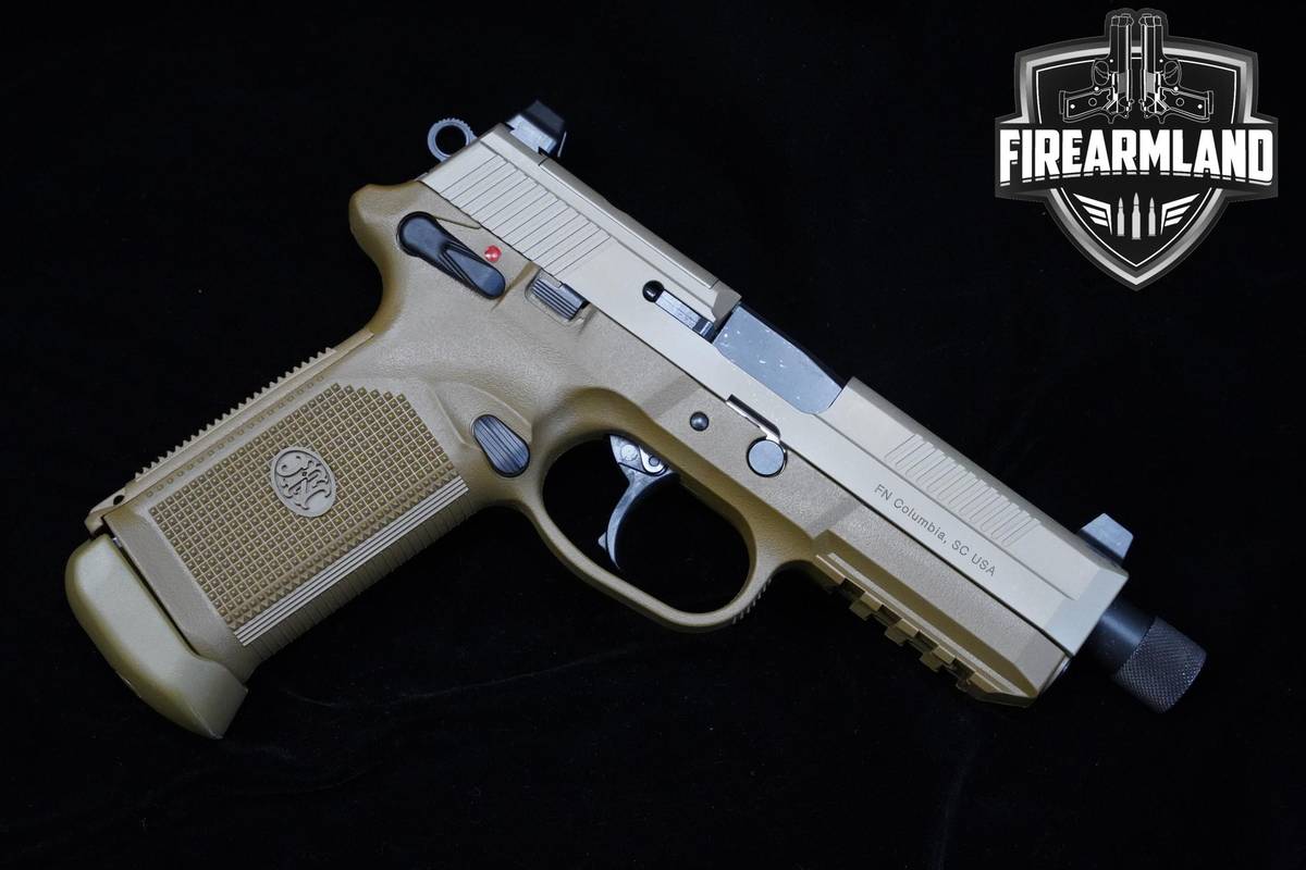 FN FNX-45 Tactical 45 ACP 5.25" FDE FNX-45 +2 MAGS & ORIG CASE