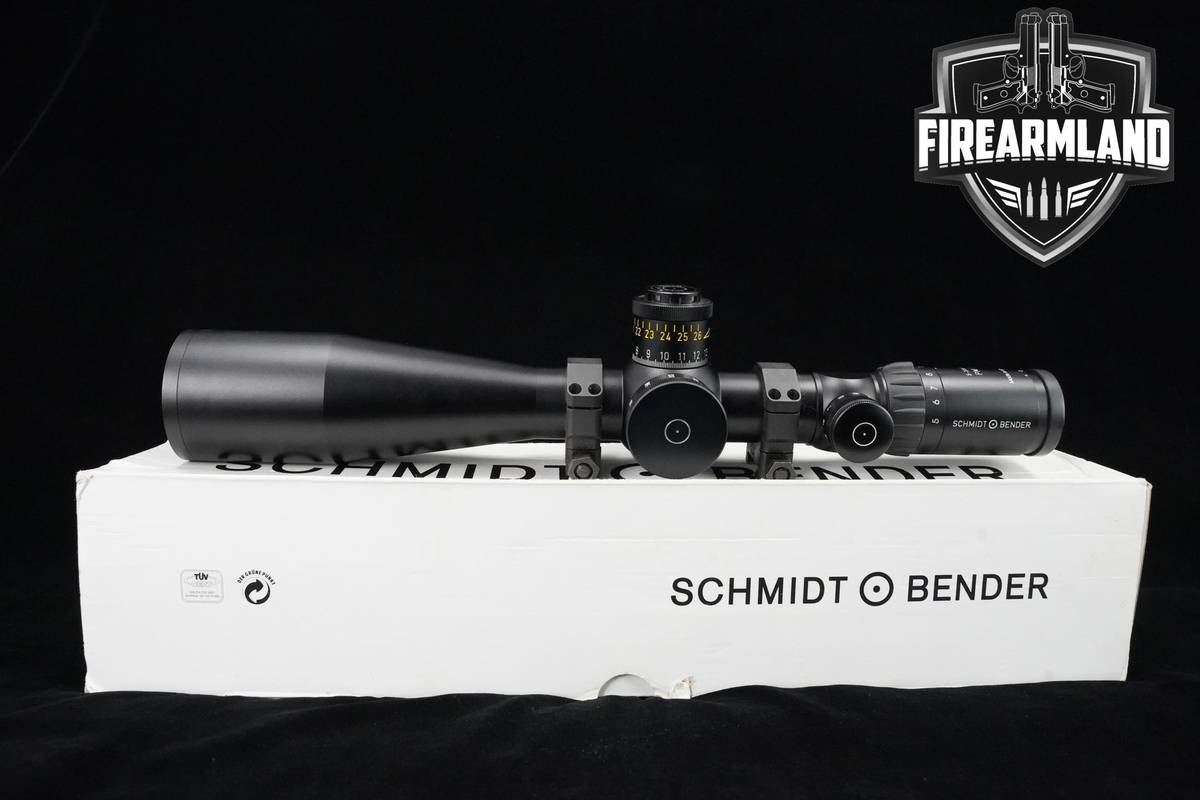 Schmidt Bender PM-II/LP 5-25x56mm FFP IR P4L Fine Reticle MRAD PMII OPTIC