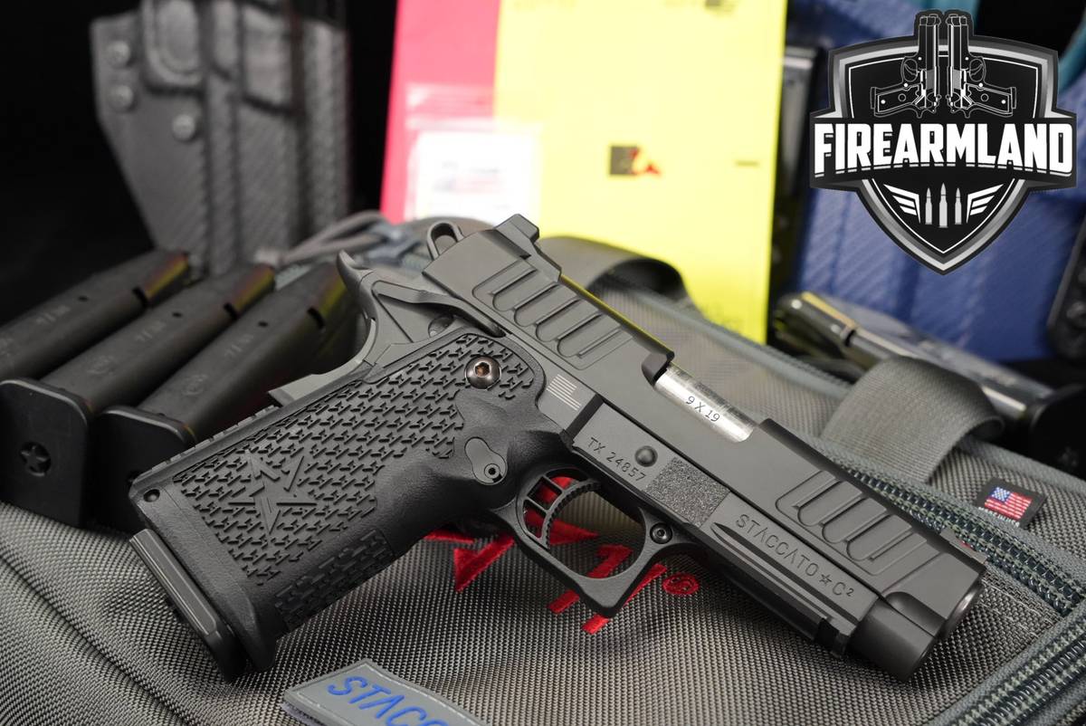 DESIRED Staccato C2 9mm STI C-2 1911 2011 +5 MAGS, ORIG CASE, HOLSTER