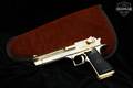 2003 Magnum Research Desert Eagle Mark XIX .50 AE 24K Gold Plated in Good Condition Image 2