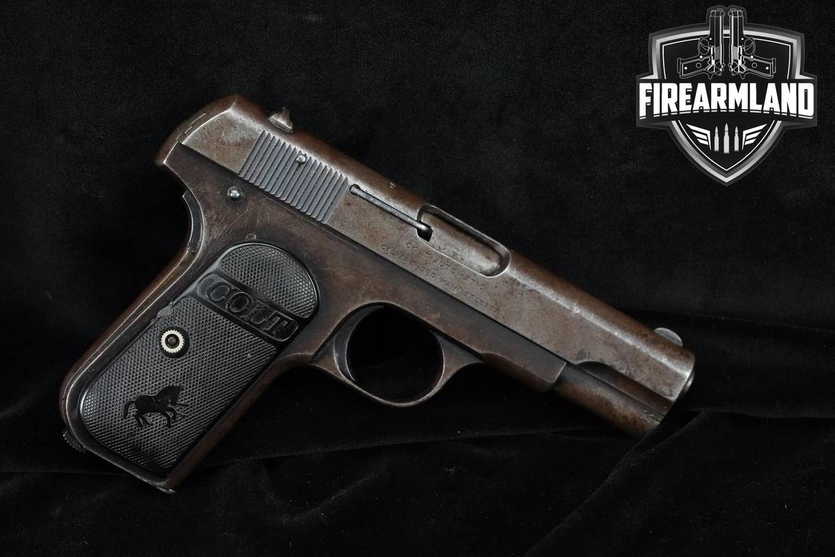 1920 Colt Model 1908 Pocket Hammerless 380 ACP 3.75" Blued Colt 1908 M1908