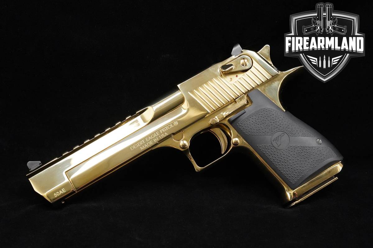 Magnum Research Desert Eagle GOLD MK XIX 50 AE Magnum-Research MARK XIX