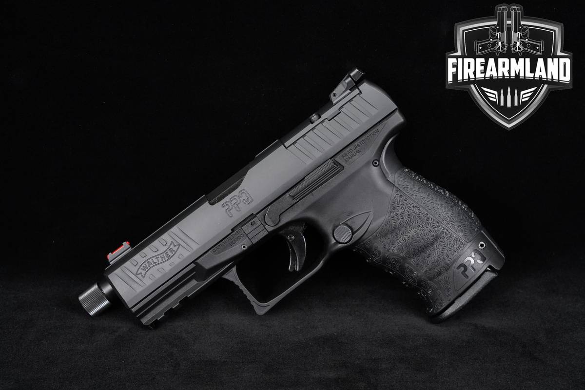 Walther PPQ M2 Q4 TAC 9mm 4.6" Threaded Optic-Ready +2 MAGS & ORIG CASE