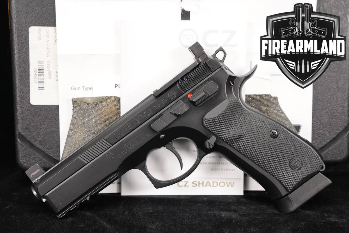 CZ 75 SP-01 Optics-Ready 9mm 4.7" CZ75 SP01 +ORIG CASE
