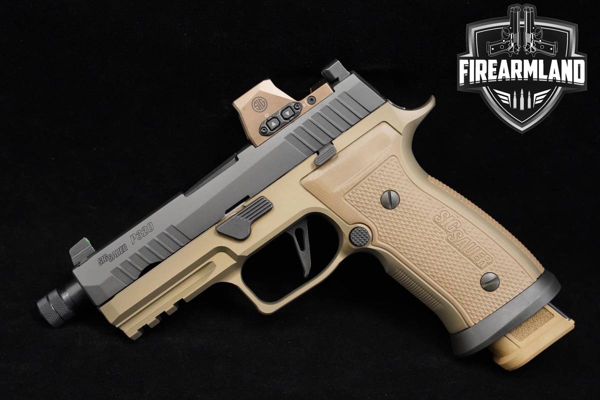 LIKE-NEW Sig Sauer P320 AXG Combat 9mm Custom Works Sig-Sauer P320 +ROMEO-X