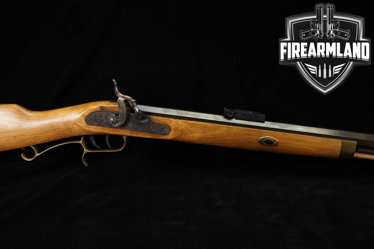 CVA Hawken Rifle 54 Caliber 28" Blued & Hardwood