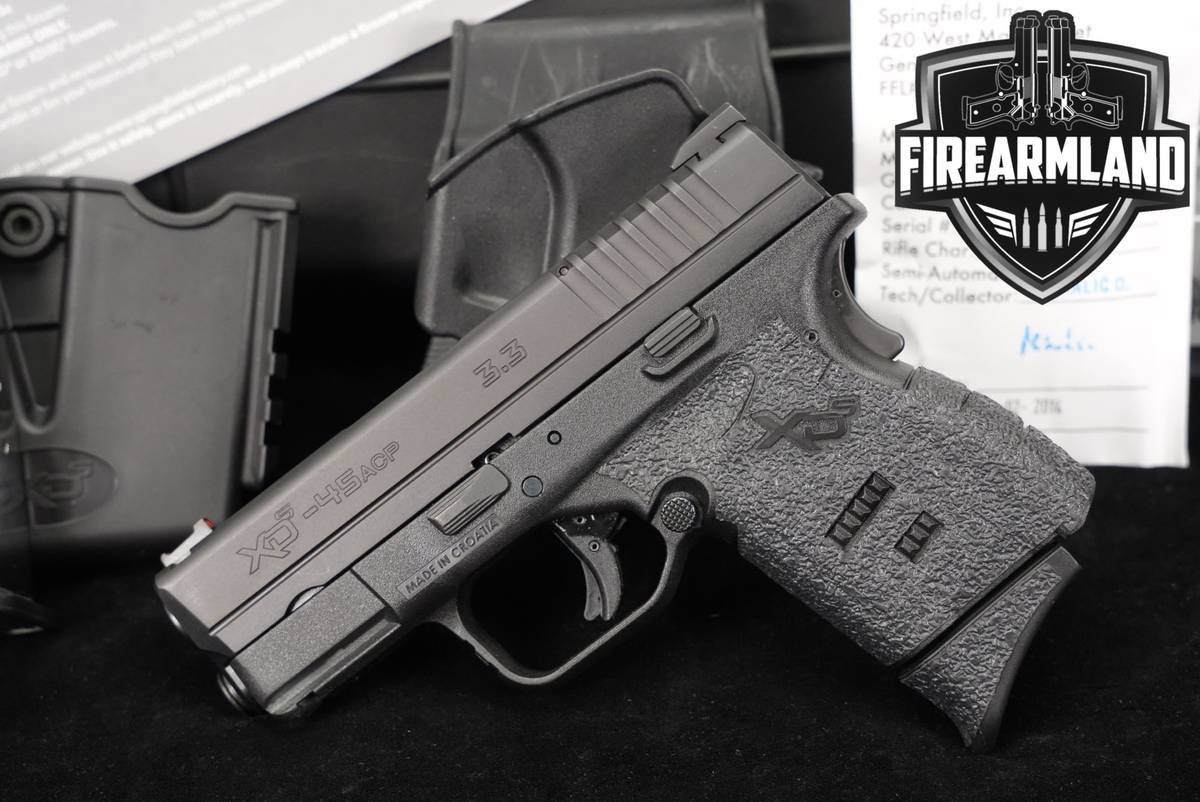 Springfield Armory XD-S 3.3" First Generation Pre-Mod.2 45 ACP XDS +4 MAGS