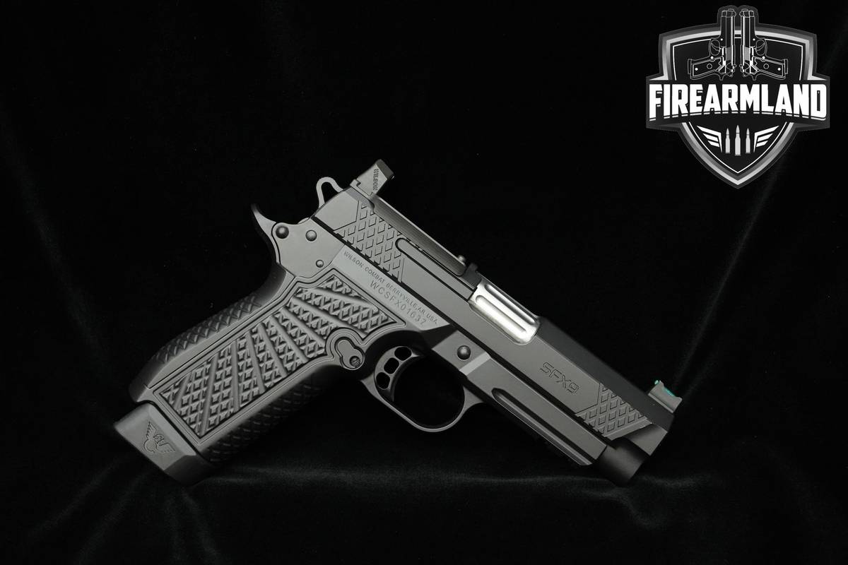 Wilson Combat (WC) SFX9 9mm 4" Black DLC SFX9 MATCH +2 MAGS & ORIG CASE
