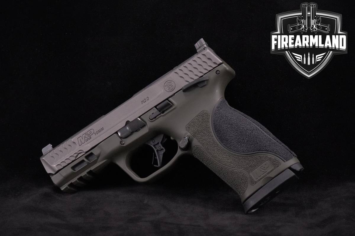 Smith & Wesson S&W M&P 10 10mm OD Green/Tungsten S&W-M&P +2 MAGS & ORIG BOX
