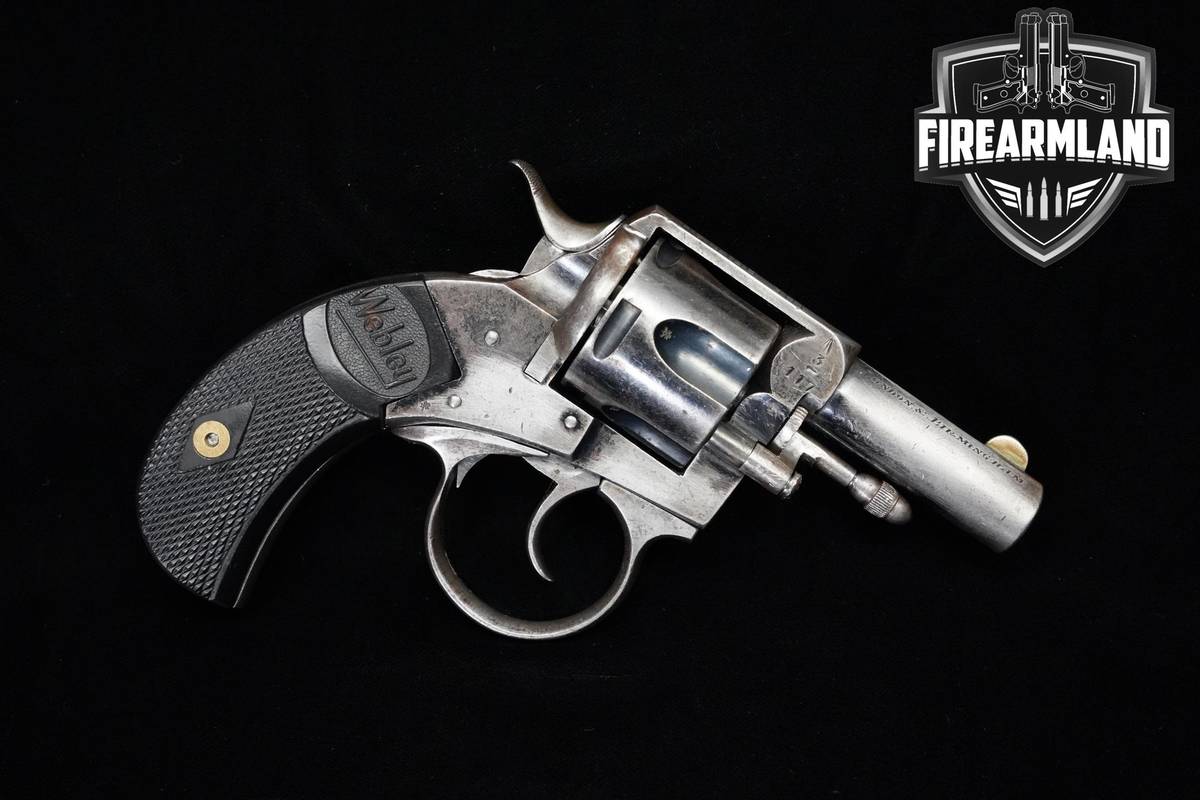 ANTIQUE 1872-1917 Webley & Son Weblely No.2 The British Bulldog .450CF 2.5"