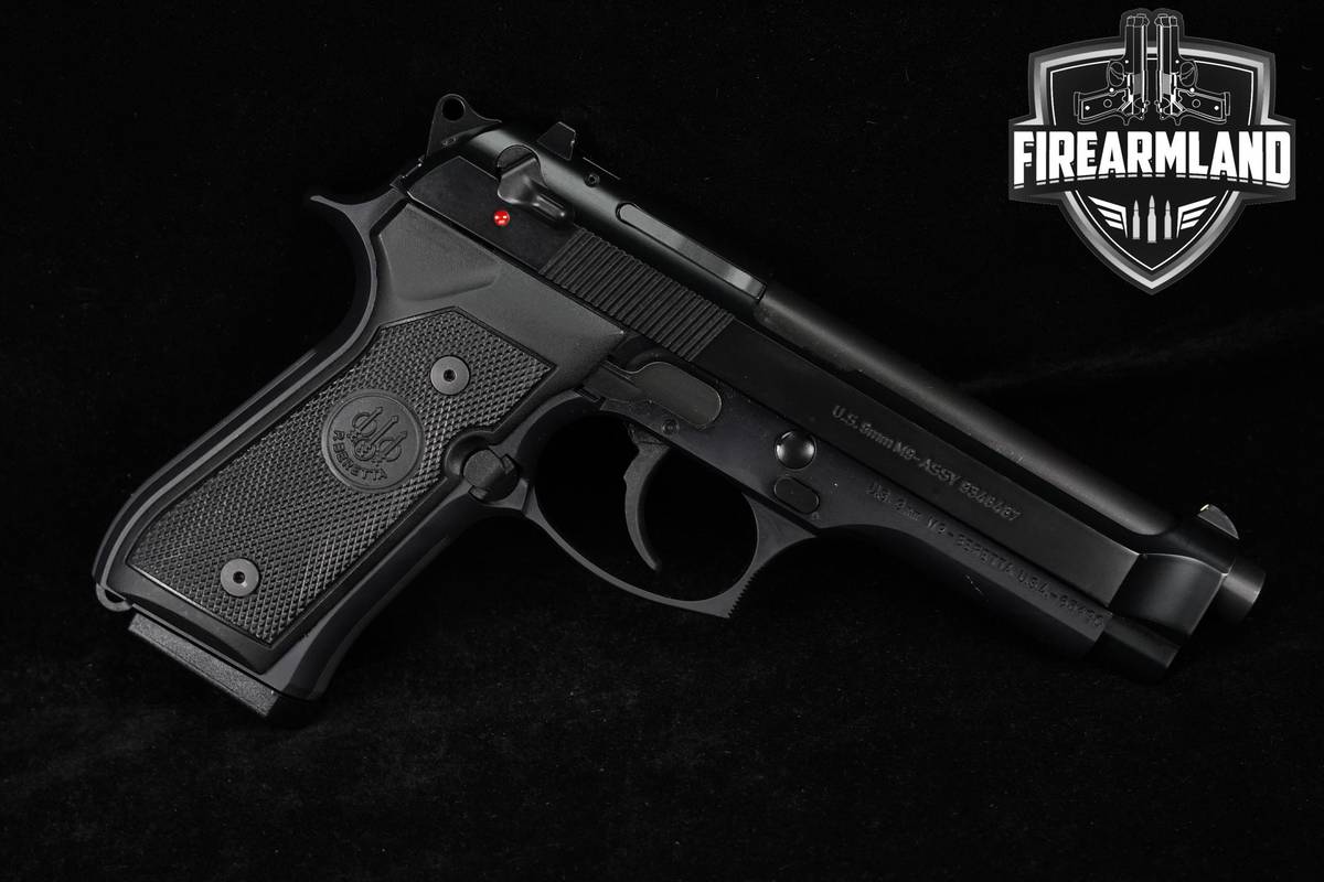 Beretta M9 9mm 4.9" Bruniton M-9 FS 92-Style 92FS +2 MAGS & ORIG CASE