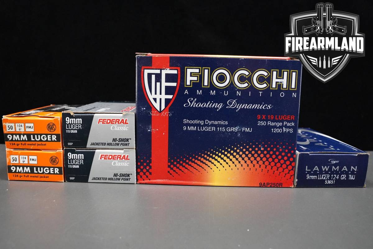 9mm Ammo 9mm Ammunition 500 ROUNDS