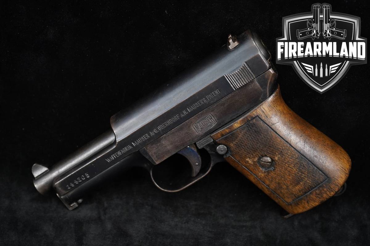1915-1917 Mauser Model 1914 Third Variant 32-ACP 3.4" Blued