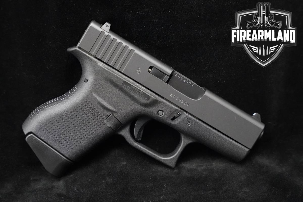 Glock 43 Slimline 9mm Glock-43 G43 +3 MAGS & ORIG CASE
