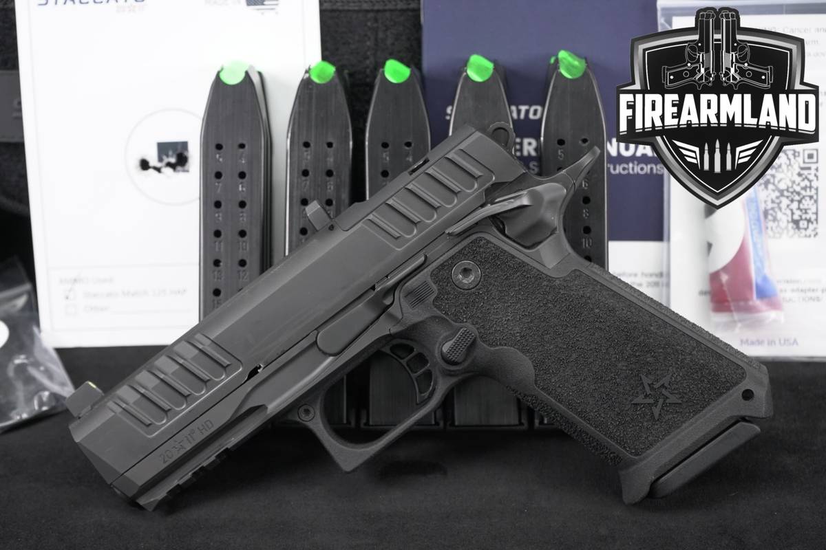 Staccato HD P4 9mm Optics-Ready STI 1911 2011 +6 MAGS, ORIG CASE & HOLSTER