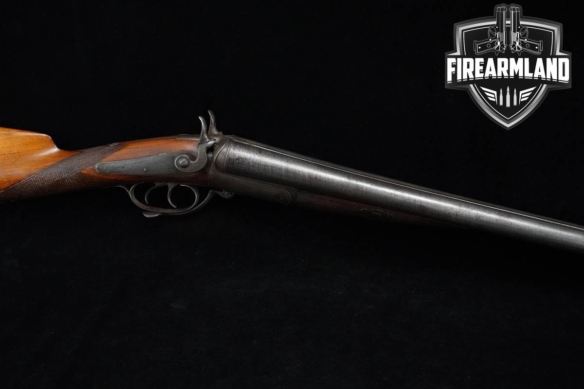 WW Forsyth Rotary Under-Lever Hammer Shotgun 10-Gauge 29.5" Damascus