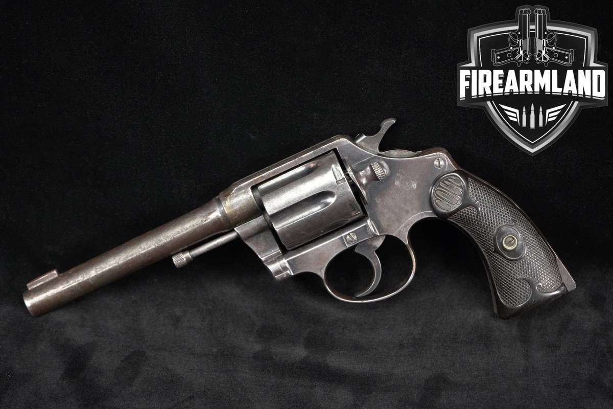 1916 Colt Police Positive First Issue 38 Special 5" Blued VINTAGE WWI-ERA