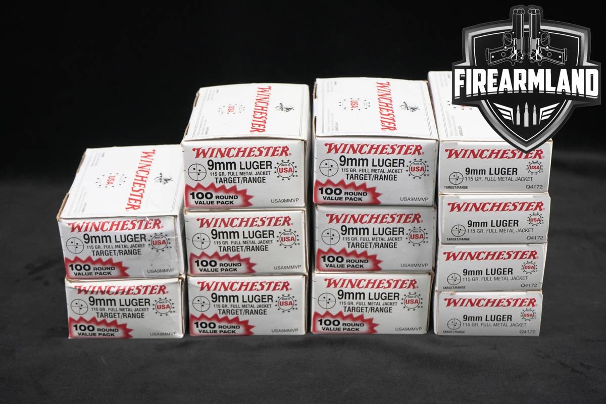 1000 RDS! 9mm Ammo 9-mm Ammunition