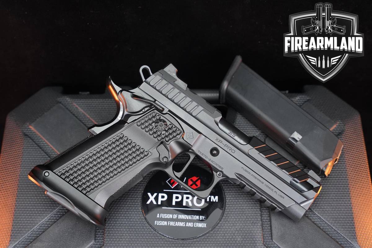 Fusion Firearms XP-PRO ERMOX OR 9mm 1911 4" 2011 Pistol +2 MAGS & ORIG BOX