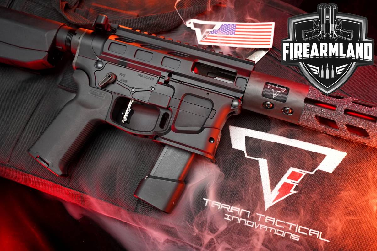 Taran Tactical TTI TR-9 9mm AR9 16 Carbon Fiber SKELETON COMP +ORIG CASE