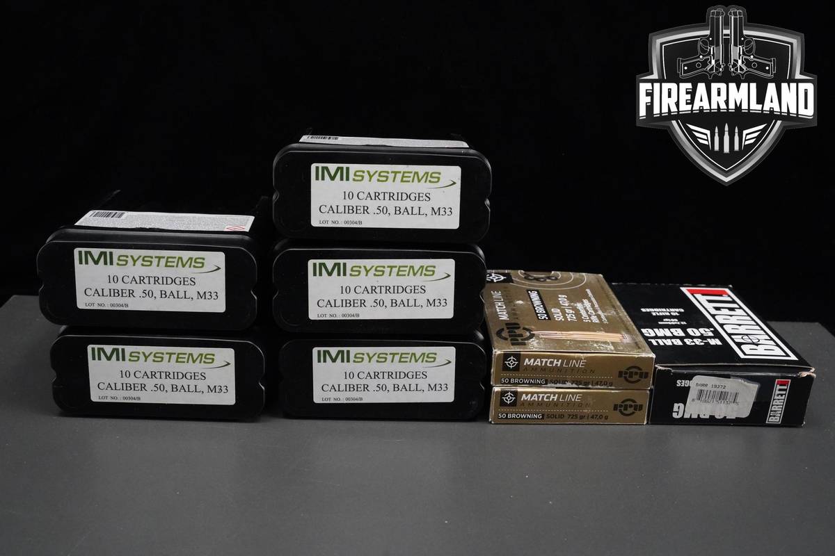 .50 BMG Ammo .50-BMG Ammunition 70 ROUNDS