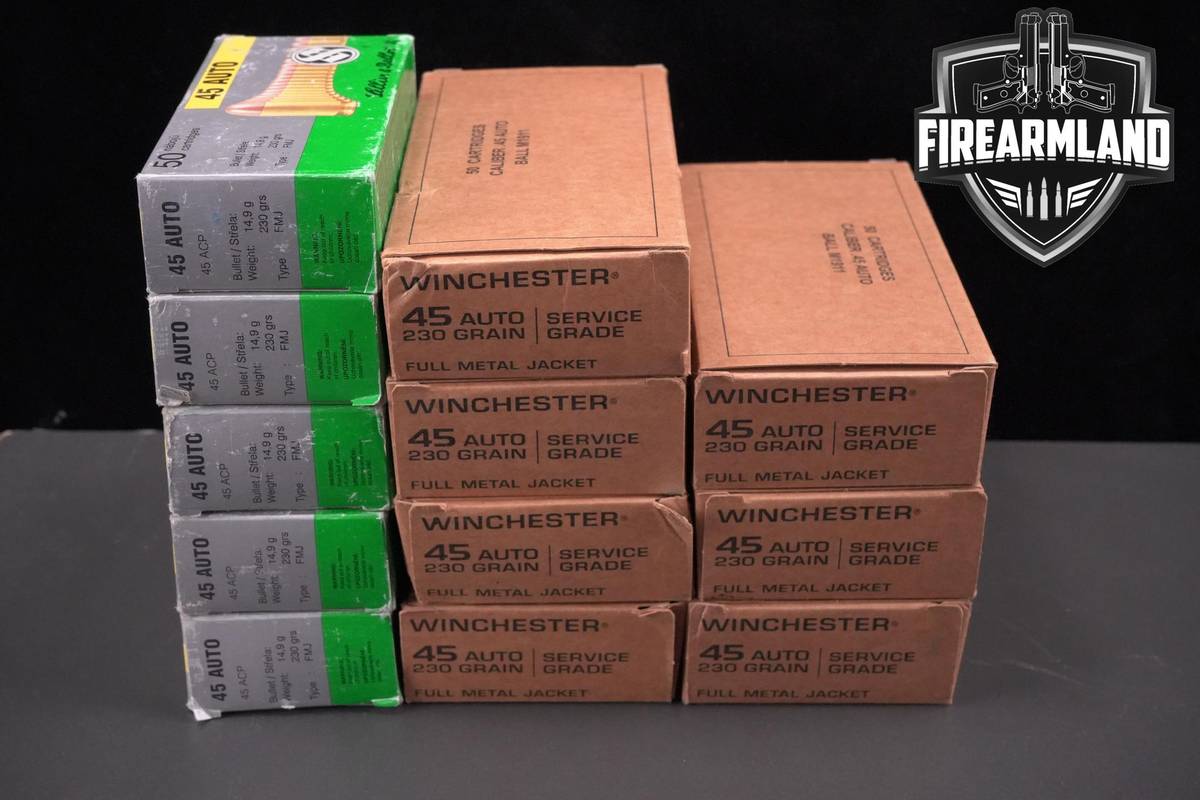 45 ACP Ammo 45-ACP Ammunition 600 ROUNDS