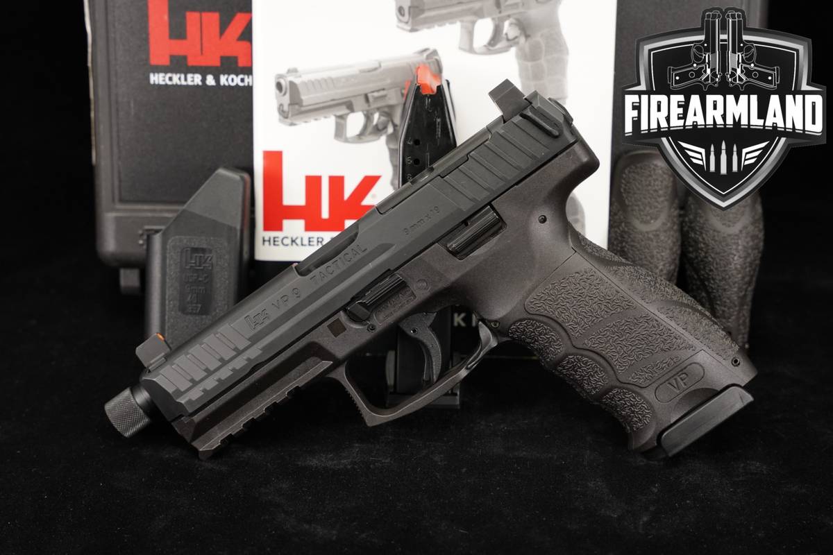 Heckler & Koch VP9 Tactical OR 9mm H&K VP 9 THREADED +2 MAGS & ORIG CASE