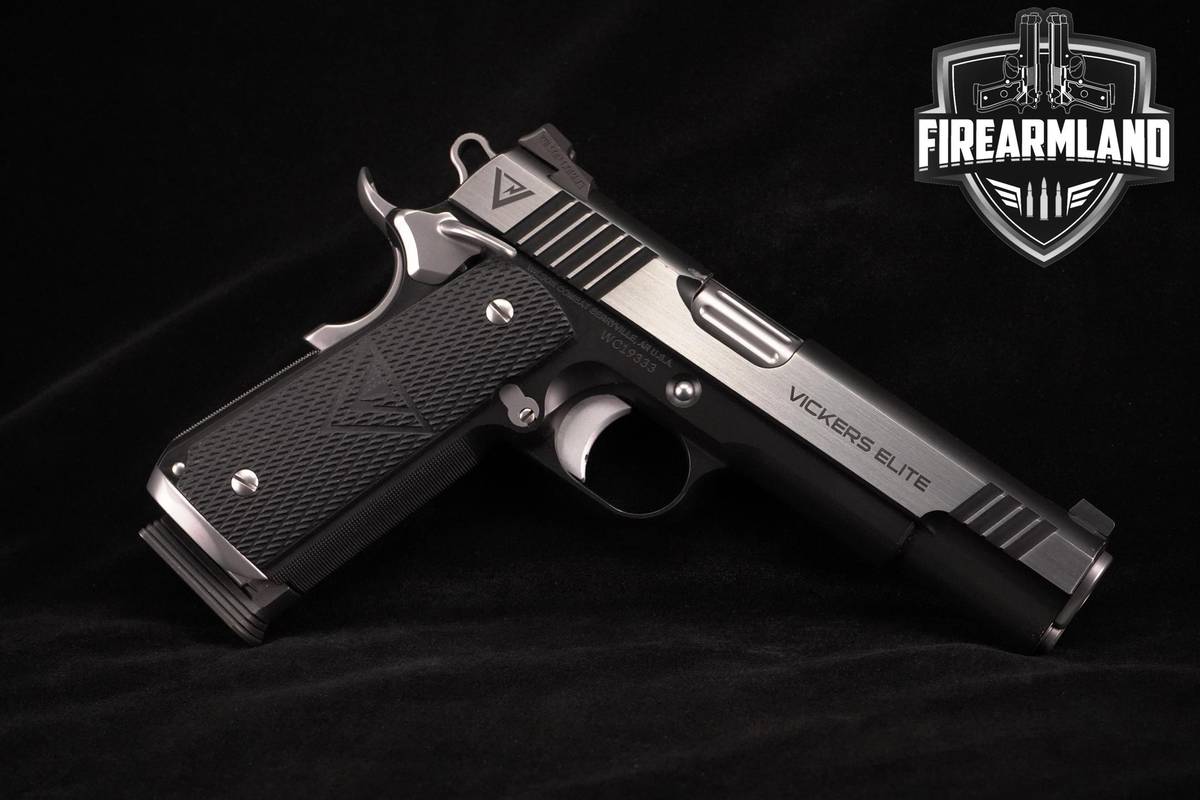 Wilson Combat WC Vickers Elite 45 ACP 1911 5" Two-Tone 3 MAGS & ORIG CASE