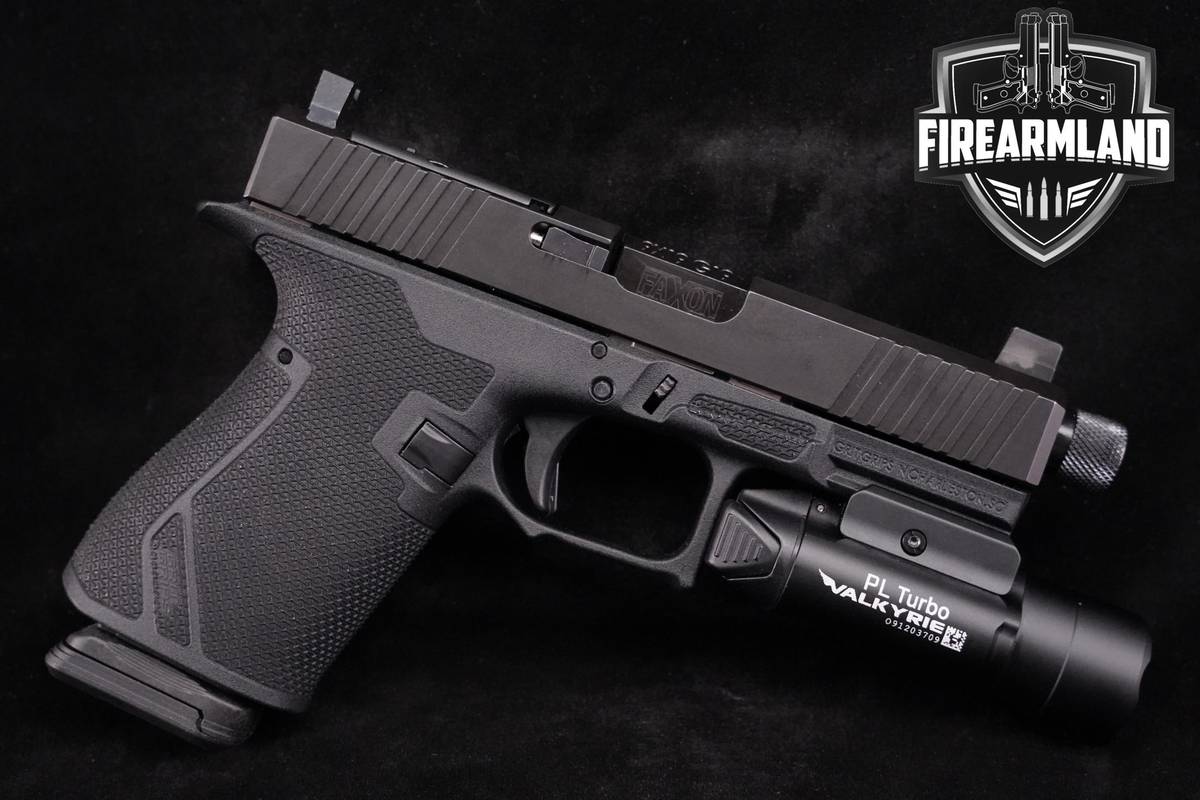 LIKE-NEW UPGRADED Grit Grips Glock 19 Gen3 Gen 3 9mm 4.02" CUSTOM!