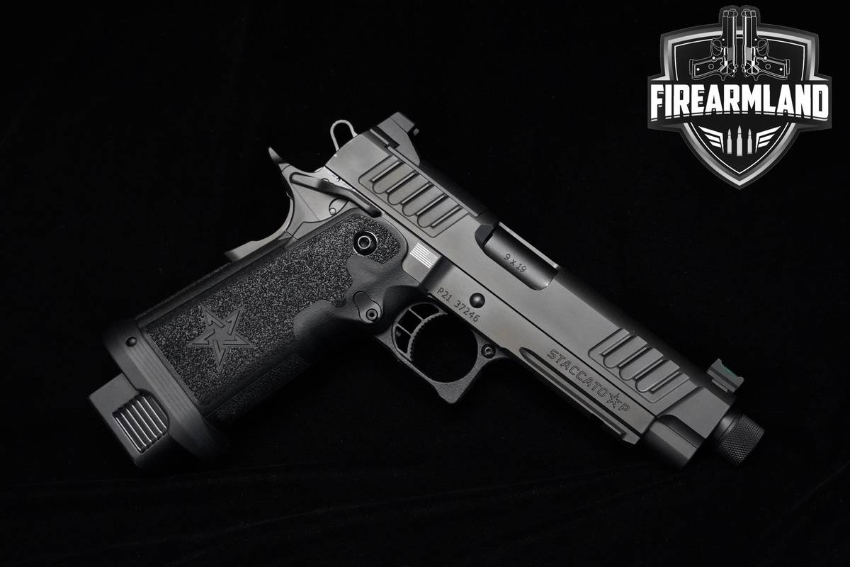 LIKE-NEW Staccato (STI) Model P DUO Optic Ready 9mm 1911 5" + Safariland