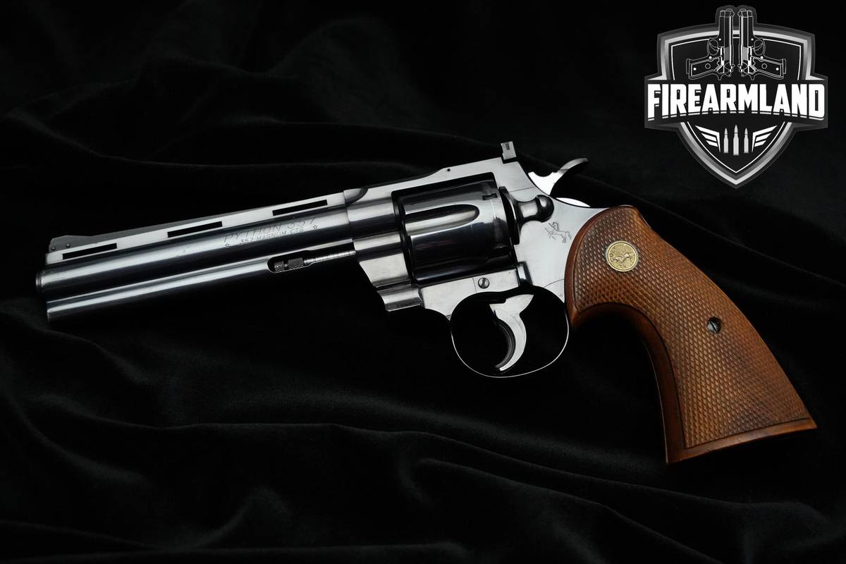 1957 Colt Python 357 Magnum 6" Blued Python Colt VENT RIB DA/SA