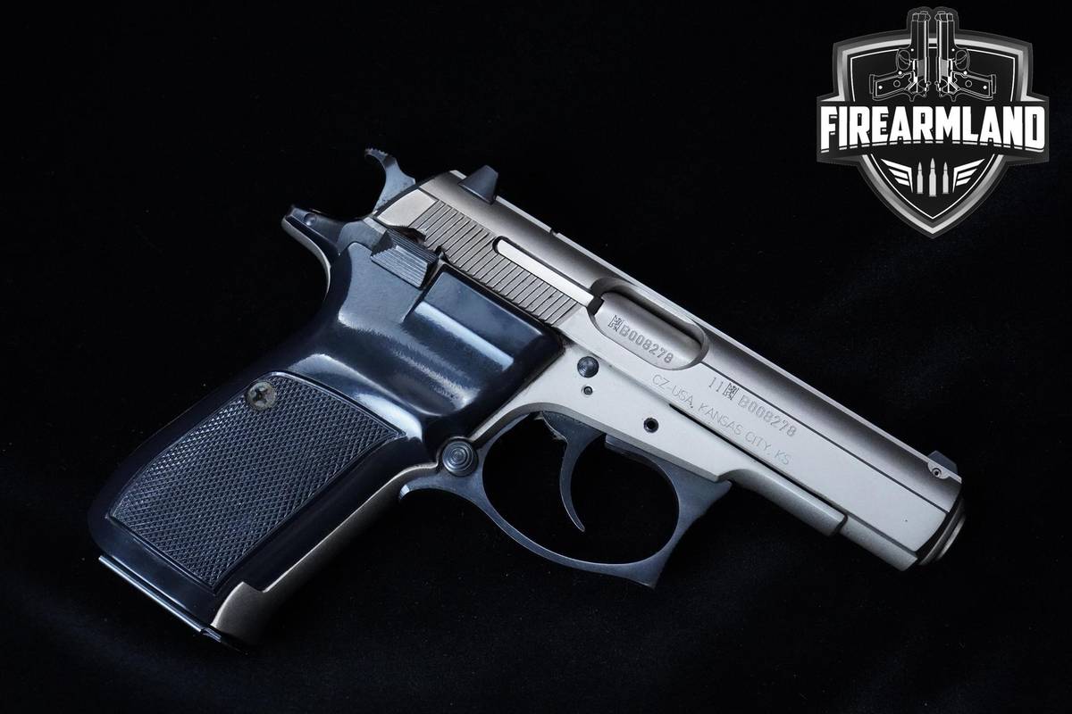 CZ 83 380 ACP 3.8" Satin Nickel CZ +ORIG CASE & HOLSTER