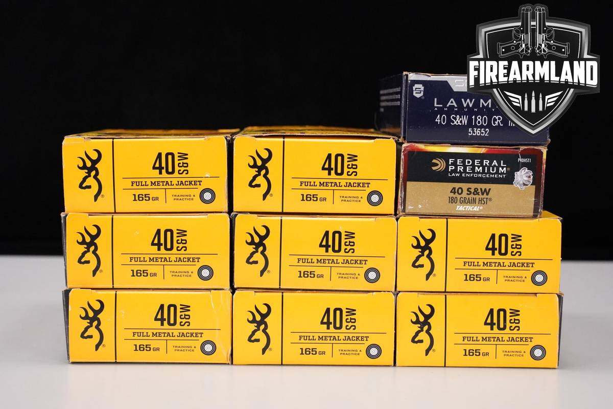 40 S&W Ammo 40-S&W Ammunition 500 ROUNDS