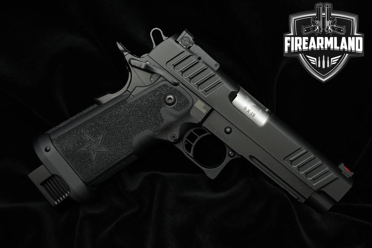 Staccato (STI) P 9mm 4.4" Black DLC P Staccato 2011 +3 MAGS & ORIG CASE