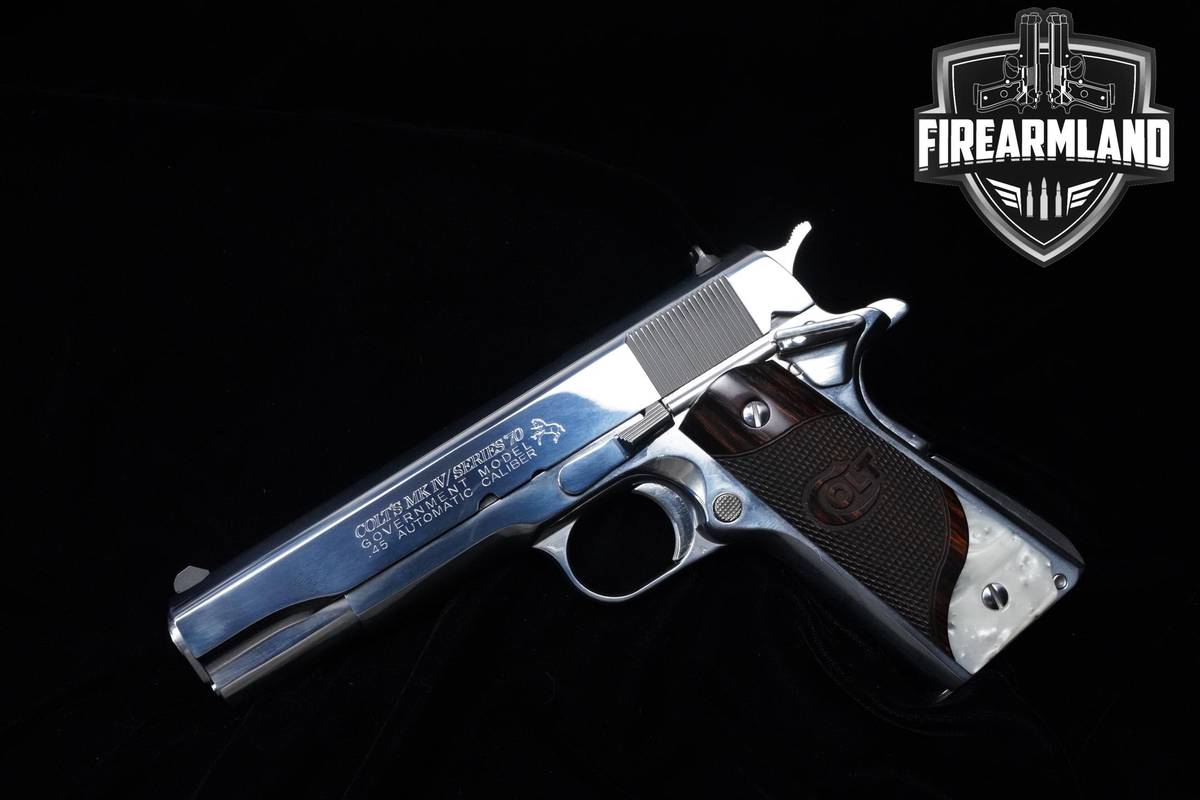 MINTY! Colt Mk IV Series 70 Gov't Model O STAINLESS 45 ACP 1911 5"ORIG BOX