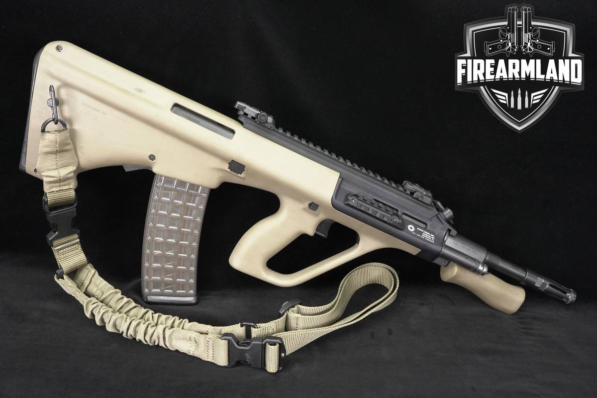 Steyr Arms AUG/A3 M1 5.56 NATO 16" Tan Waffle-Mag +4 MAGS & ORIG BOX