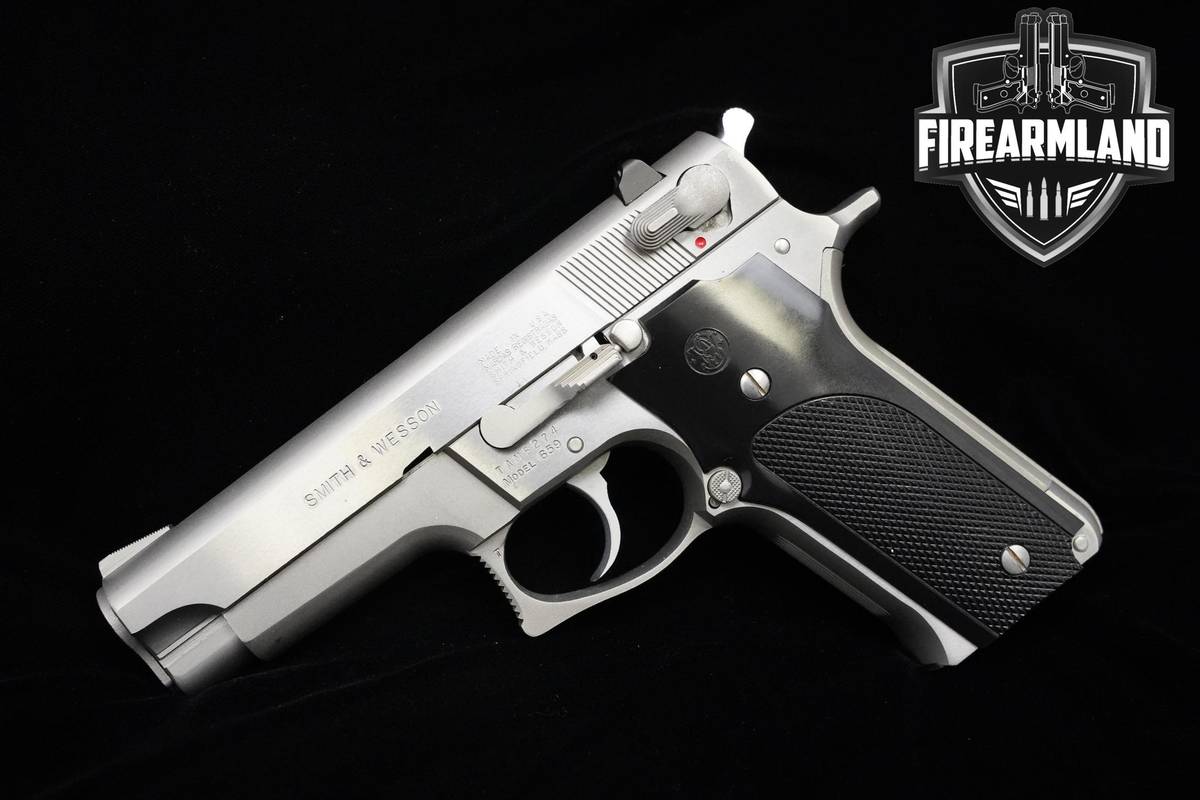 1986 Smith & Wesson (S&W) Model 659 9mm 4" Stainless Steel S&W 659 ORIG BOX