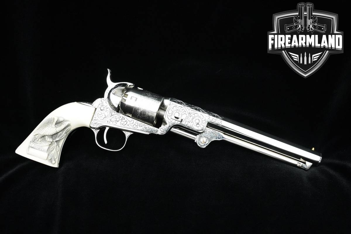 STUNNING Uberti 1851 Navy WILD BILL HICKOK Commemorative 36 Black Powder