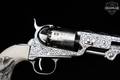 A. Uberti 1851 Navy Wild Bill Hickok Commemorative .36 Nickel Plating in Like-New Condition Image 4