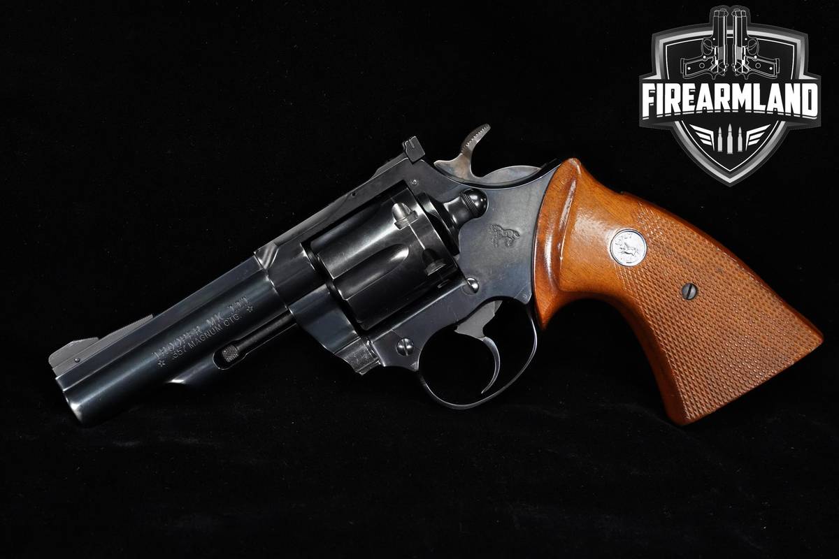 1972 Colt Trooper Mk III 357 Magnum 4" Blued DA/SA Carry Defense Revolver