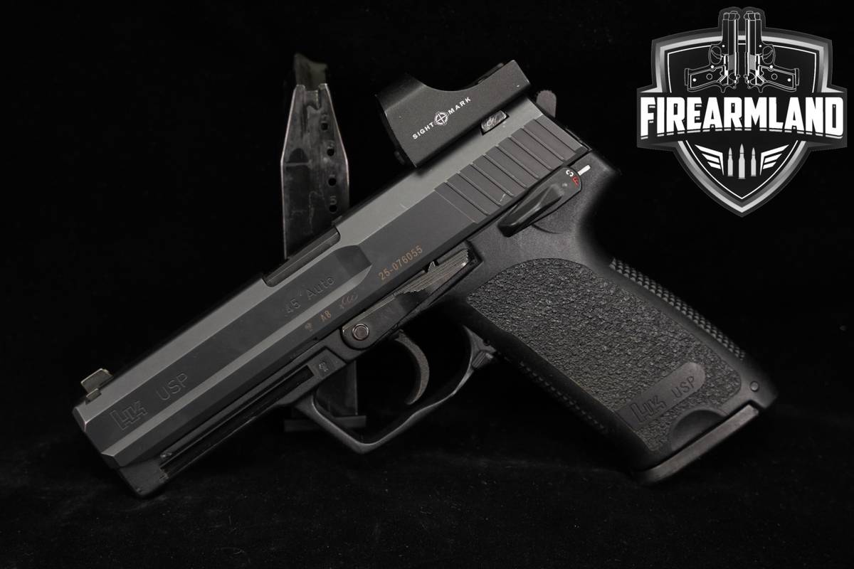 Heckler & Koch USP45 H&K USP-45 ACP 4.25" +2 MAGS, SIGHTMARK OPTICS