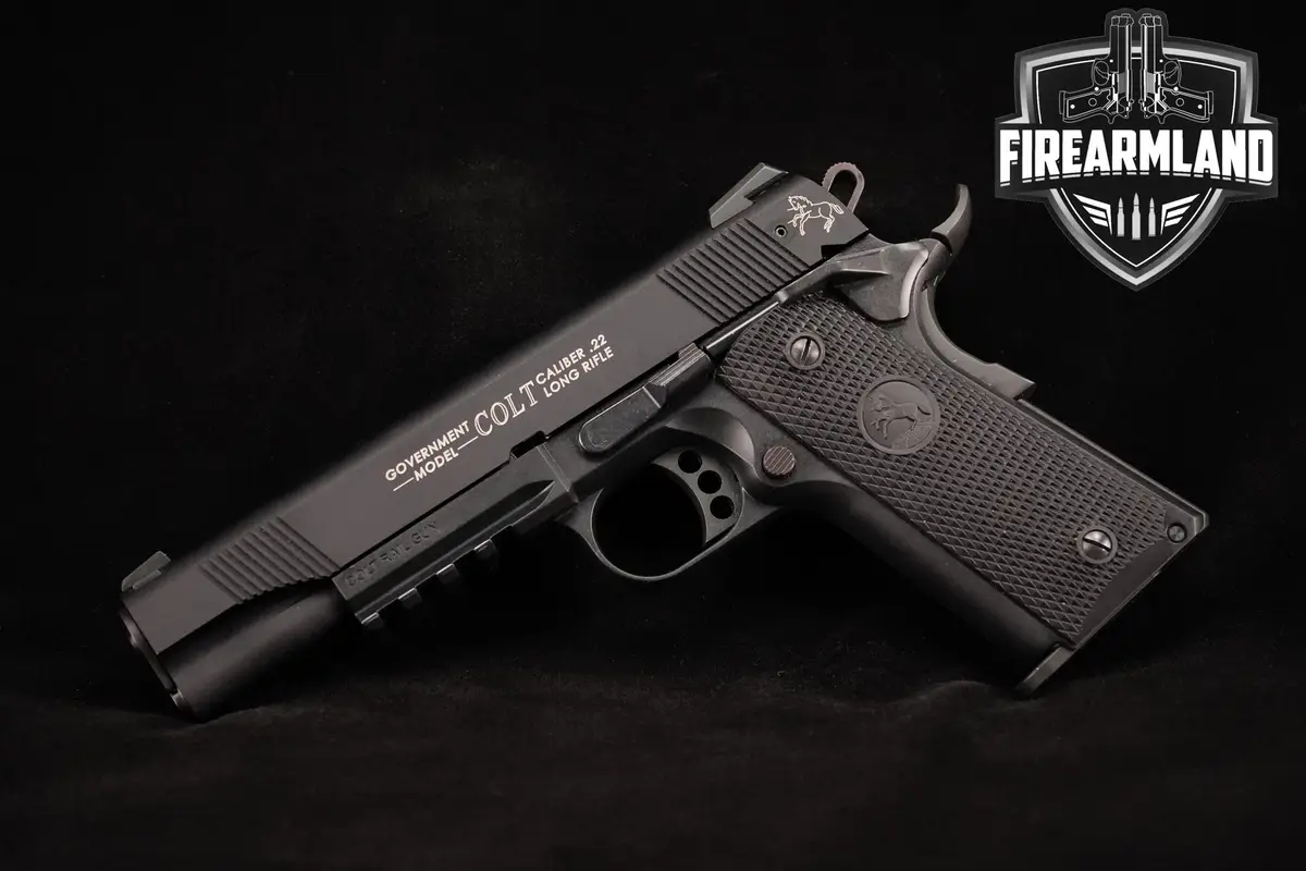 Colt-Walther Government Model Rail Gun 22LR 1911-A1 5" +4 MAGS & ORIG CASE