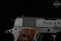 Auto Ordnance 1911A1 Promises Kept 1911 .45 ACP Titanium and Black Distressed Cerakote in Excellent Condition Image 3