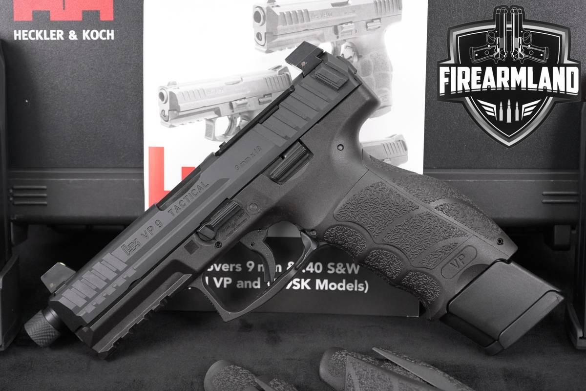 Heckler & Koch VP9 Tactical OR 9mm H&K VP 9 THREADED +3 MAGS