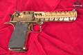 Magnum Research Desert Eagle Mark XIX .50 AE Titanium Gold Tiger Stripe in Excellent Condition Image 3