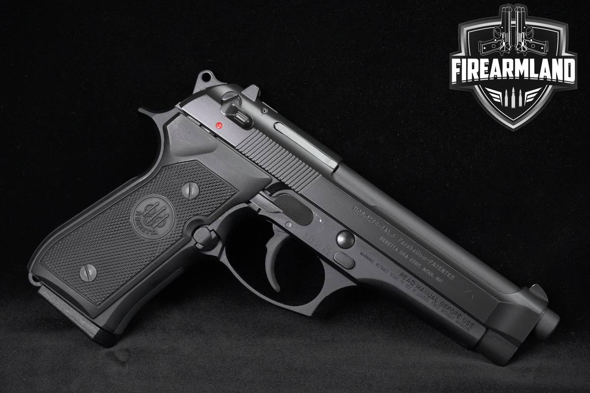 Beretta Model 92FS Type F 9mm 4.9" 92 FS Defense Pistol +2 MAGS & ORIG CASE