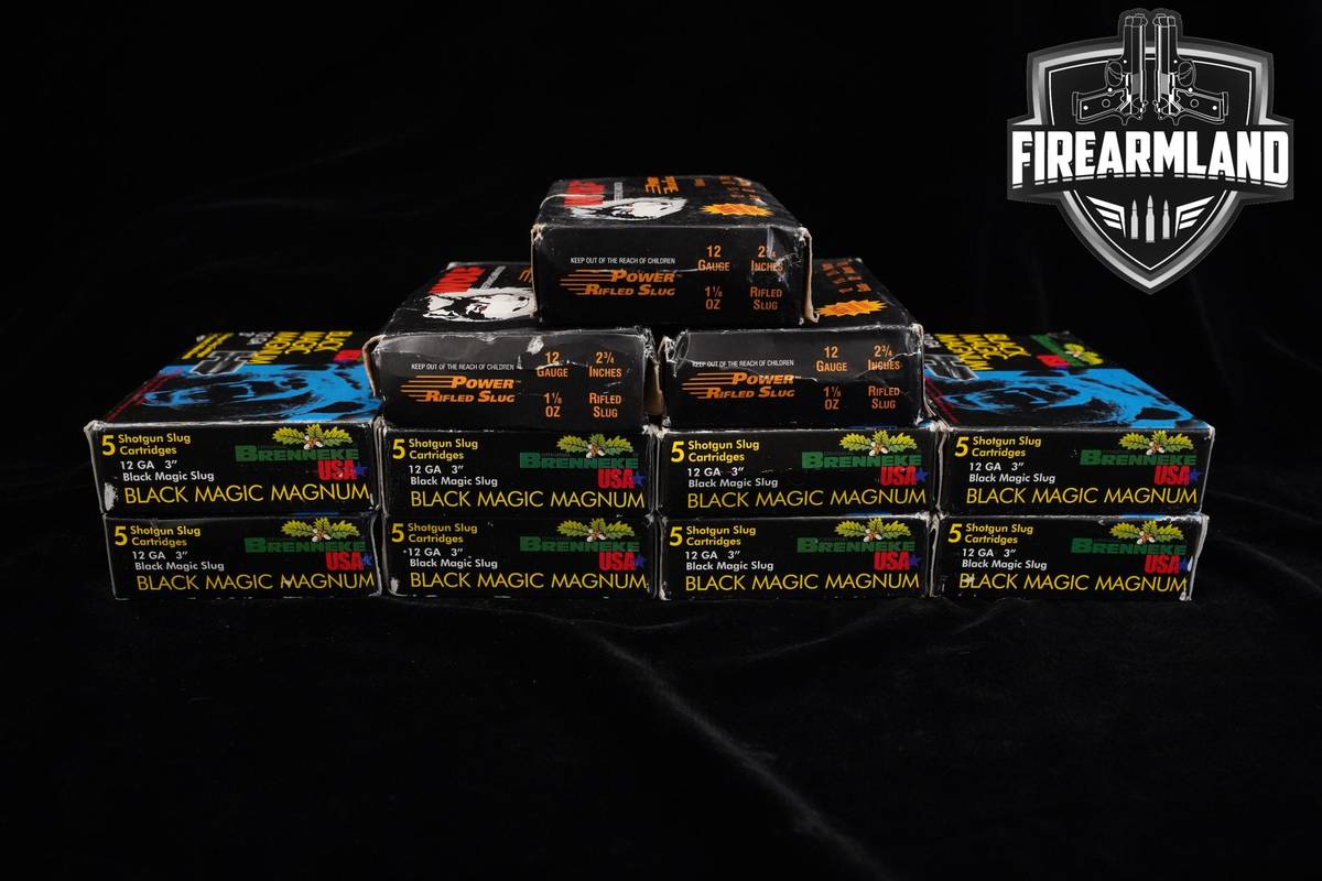 12-Gauge Ammo 12-Ga Rifled Slug Ammo 55 Rounds