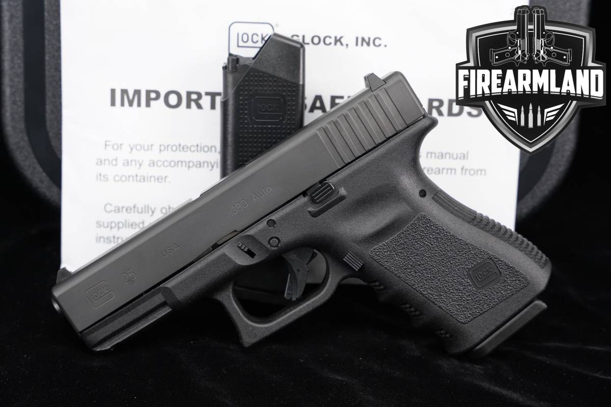 Glock 25 Gen3 380 ACP 4.02" G25 +2 MAGS & ORIG CASE