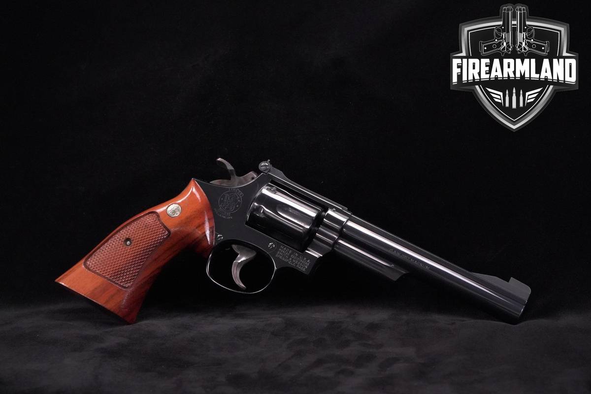 1978 Smith & Wesson S&W Model 19-4 Combat Magnum 357 Magnum 6" Blued DA/SA