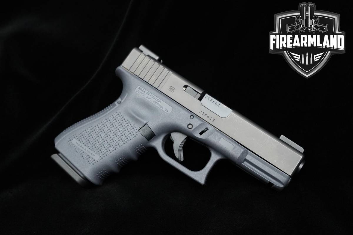 Glock 23 Gen4 Gray Frame 40 S&W 4.02" Tenifer 23 Glock G23 +3 MAGS Gray